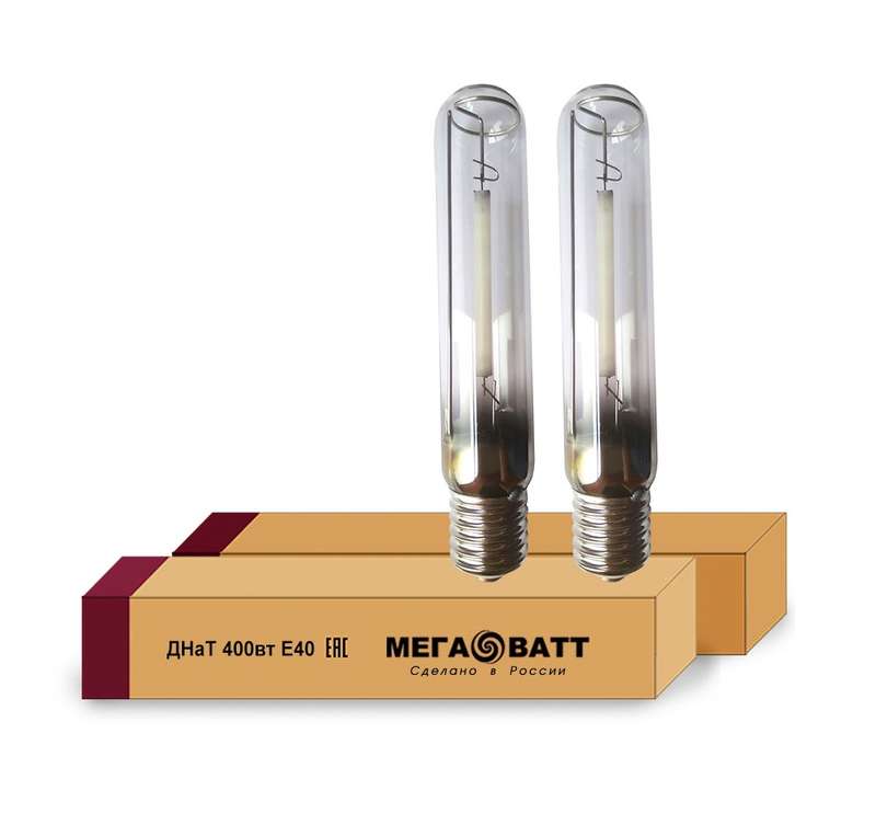 Лампа газоразрядная натриевая ДНаТ 400 E40 (25) 02959 - МЕГАВАТТ