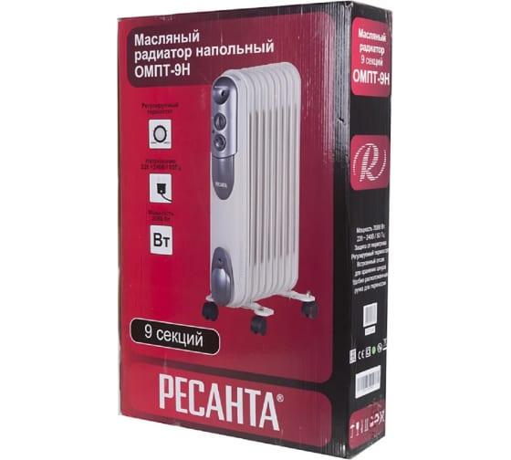 Радиатор масляный 9 секц. 2000Вт ОМПТ- 9Н 67/3/4 - Ресанта