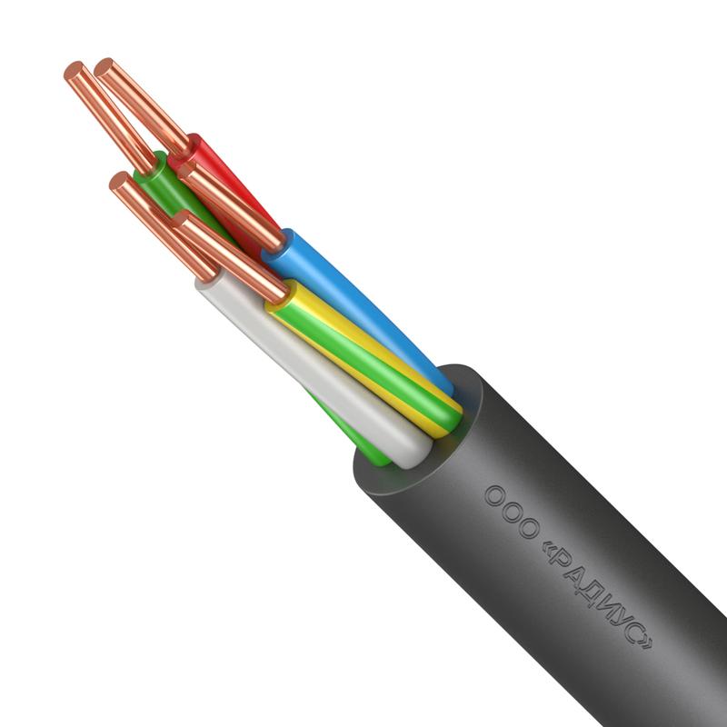 Кабель ВВГнг(А)-LSLTx 5х1.5 ОК (N PE) 0.66кВ (м) TR8165 - Радиус
