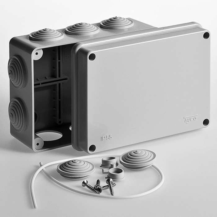 Коробка распределительная ОП 150х110х70мм IP55 67053 - Ruvinil