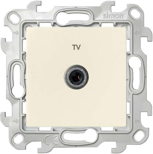 Розетка телевизионная одиночная TV СП 24 IP20 механизм сл. кость 2450477-031 - Simon