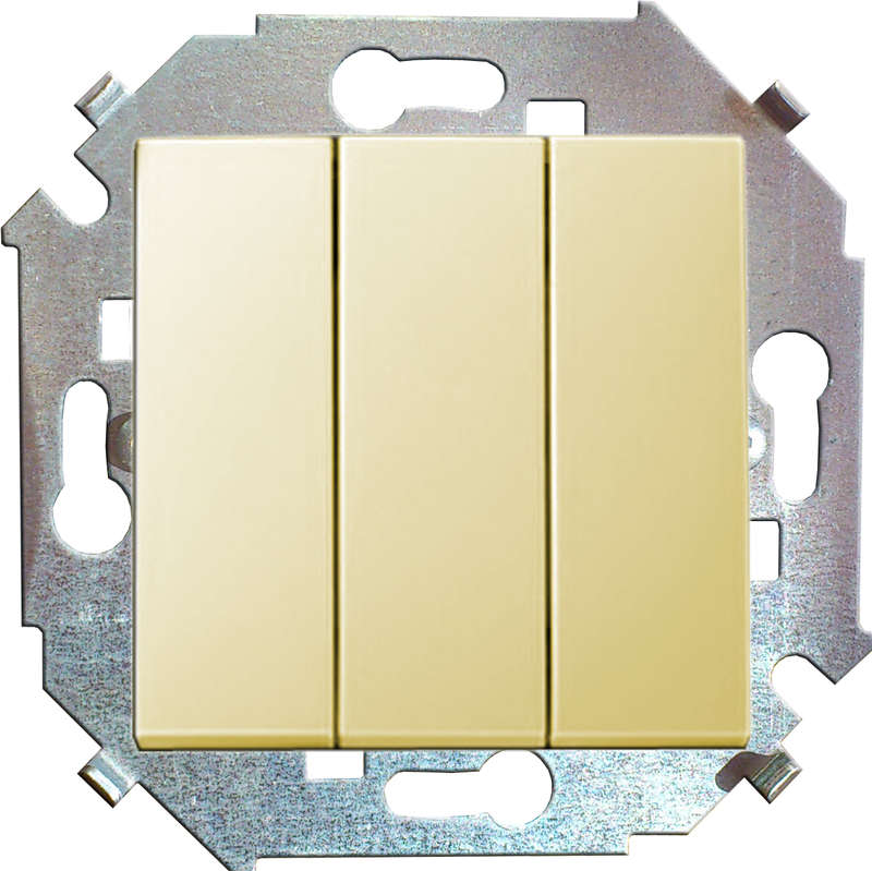 Выключатель 3-кл. СП 15 16А IP20 винтов. зажим механизм сл. кость 1591391-031 - Simon
