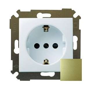 Розетка 1-м СП Simon34 16А IP20 с заземл. механизм бронз. Simon 34432-036 - Simon