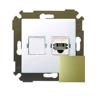 Розетка телефонная СП Simon34 RJ11 механизм бронз. Simon 34480-036 - Simon