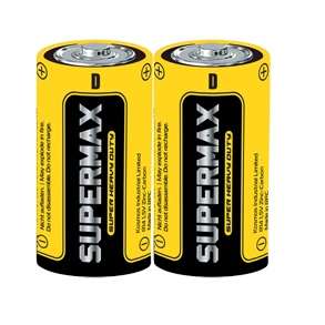 Элемент питания солевой D/R20 (уп.2шт) Supermax SUPR20 - SuperMax
