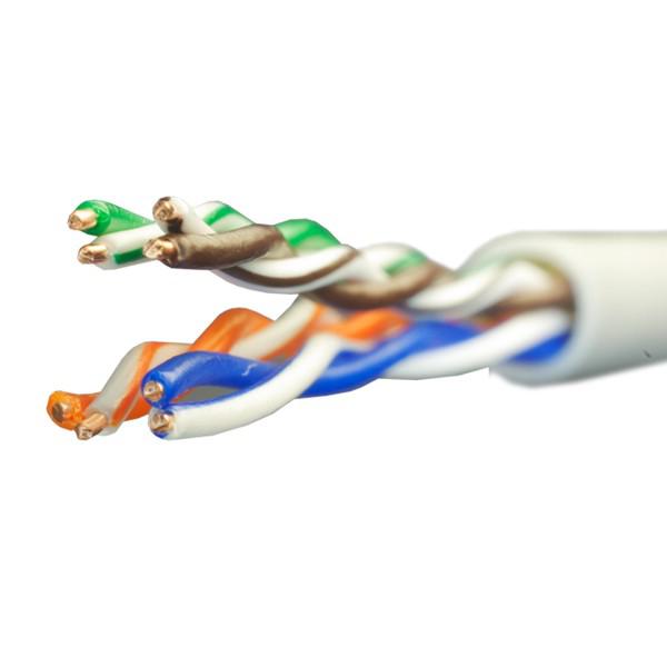 Кабель витая пара U/UTP кат.5E 4х2х24AWG solid Cu PVC Standart (м) 01-0328-9 - SUPRLAN