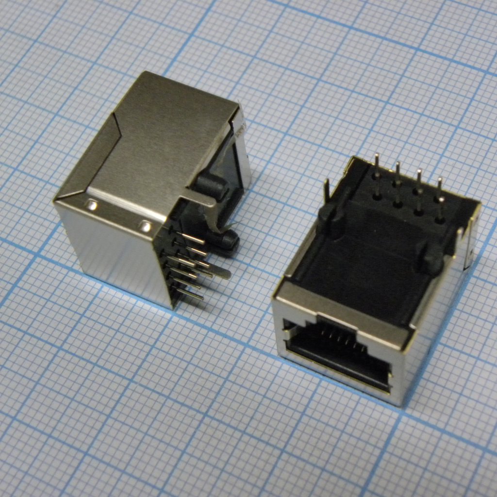 TJ8P8C розетка в плату 59-01 (5921-C) - CZT