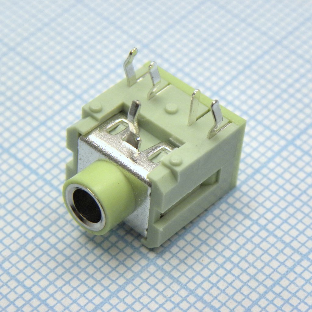 TRS 3.5 (mini jack) PJ зел. - AUK