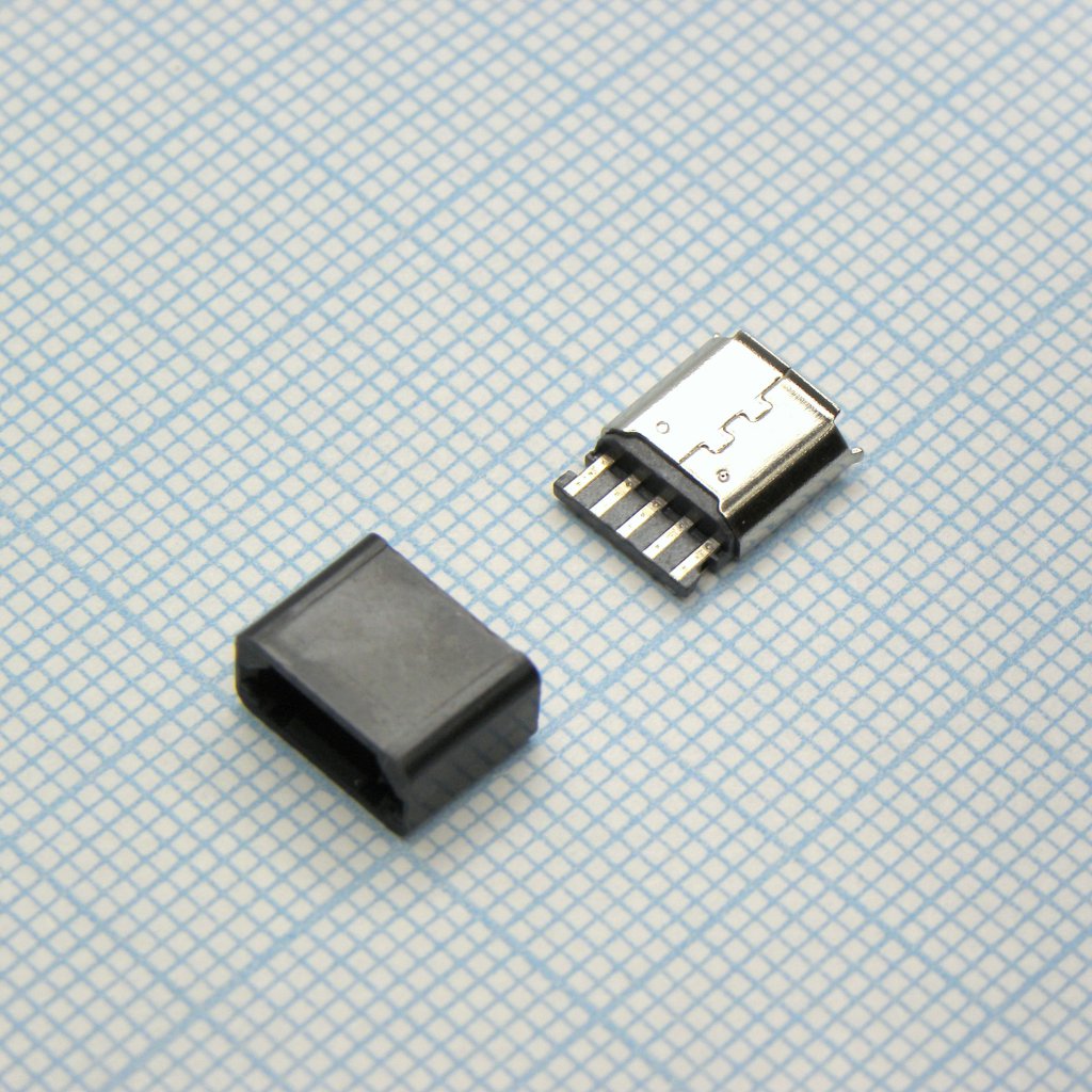 microUSB 5BF кабельная розетка - .
