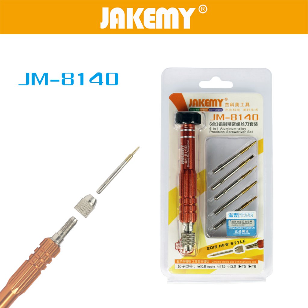 Отвертка прецизионная 6в1 JM-8140 - JM