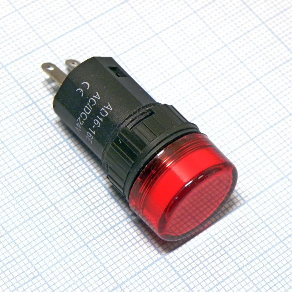 Лампа AD16-16R 24v - .
