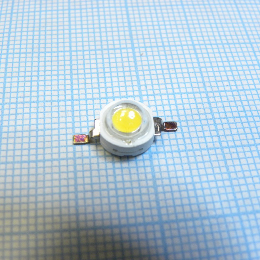 LED 3W теплый белый - .