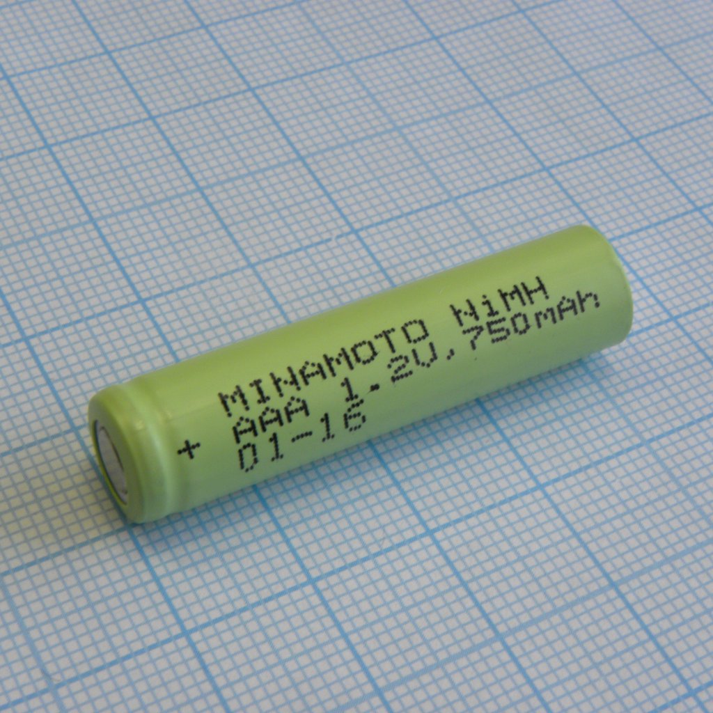 Аккумулятор 10х45мм AAA750 - Minamoto