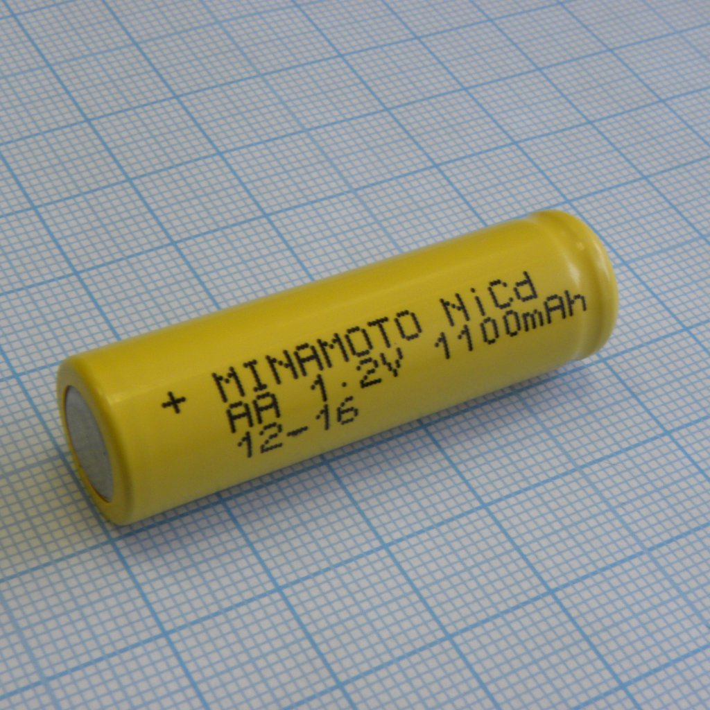 Аккумулятор 15х51мм 1100мАч - Minamoto