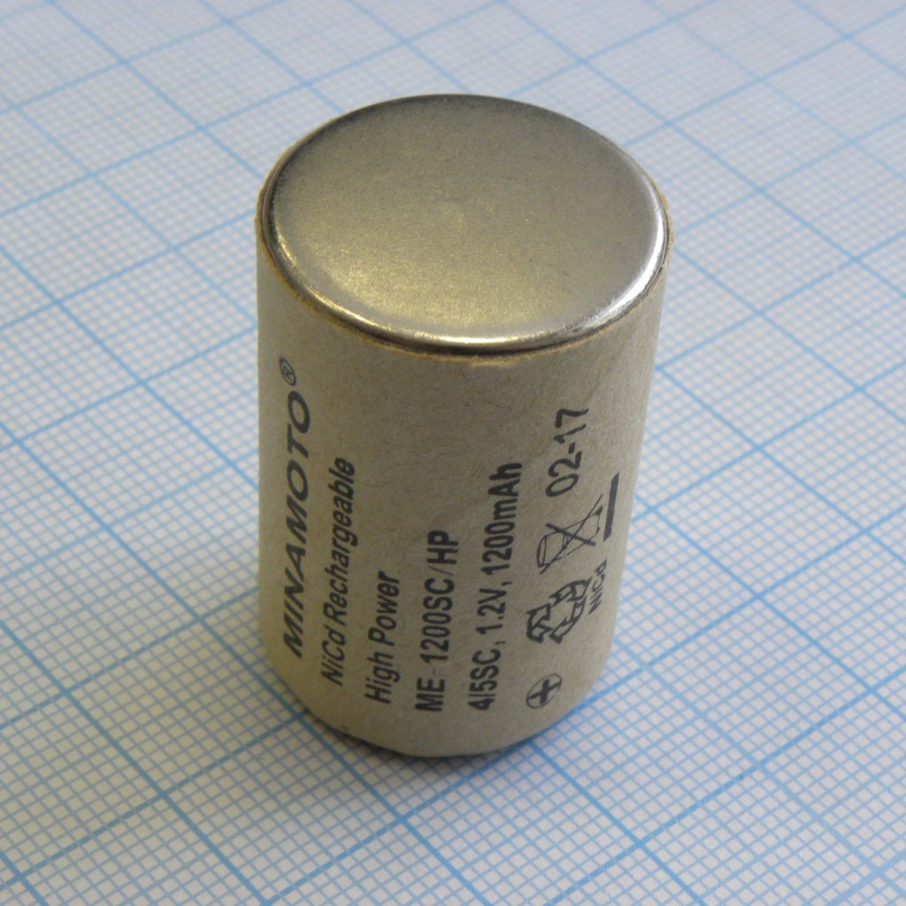 Аккумулятор 23х34мм ME-1200SC/HP - Minamoto