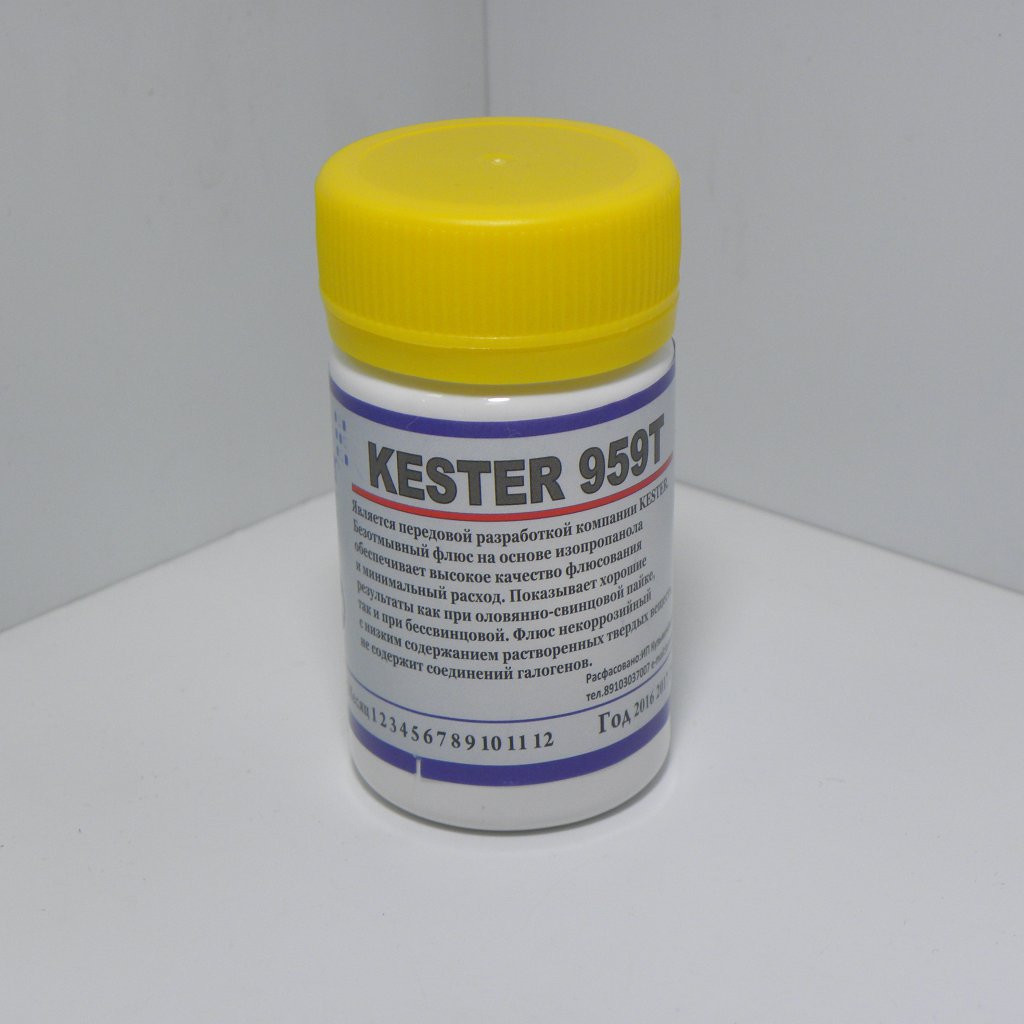 Флюс Kester 959T безотмыв. (30мл) - Неизвестно