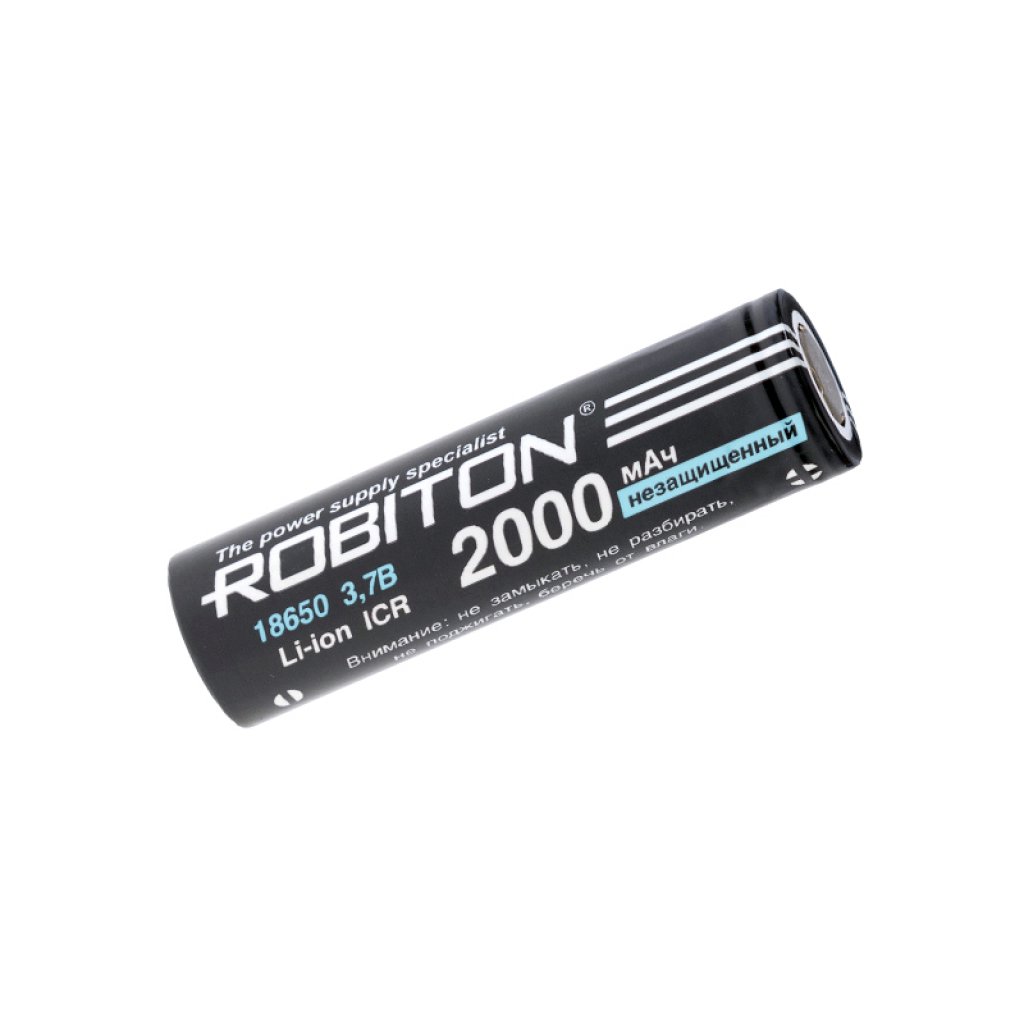 Аккумулятор 18650 Li18650-2000NP - Robiton