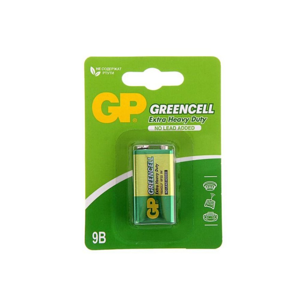 Батарея КРОНА   GP greencell - GP
