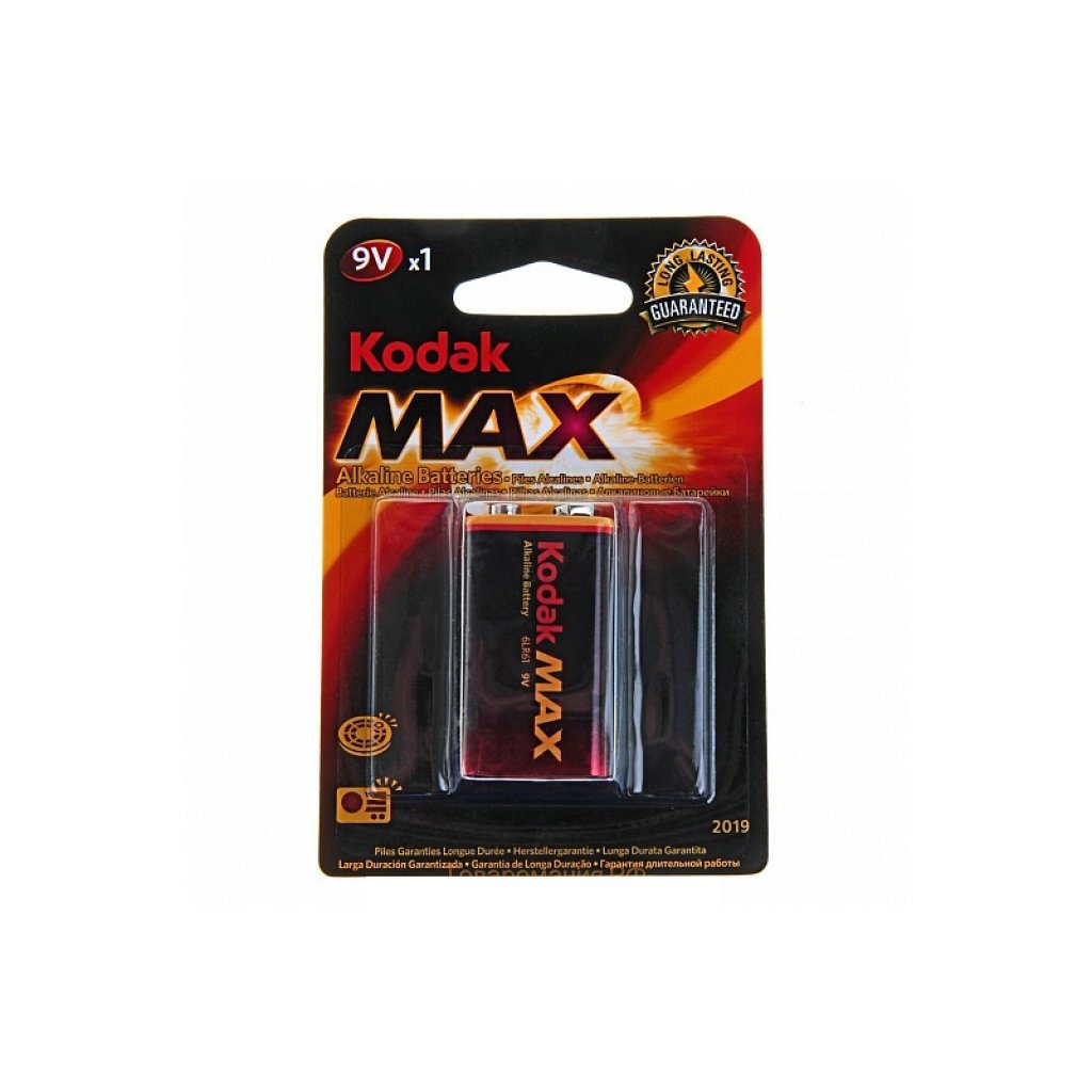 Батарея КРОНА   Kodak Max alk. - Kodak