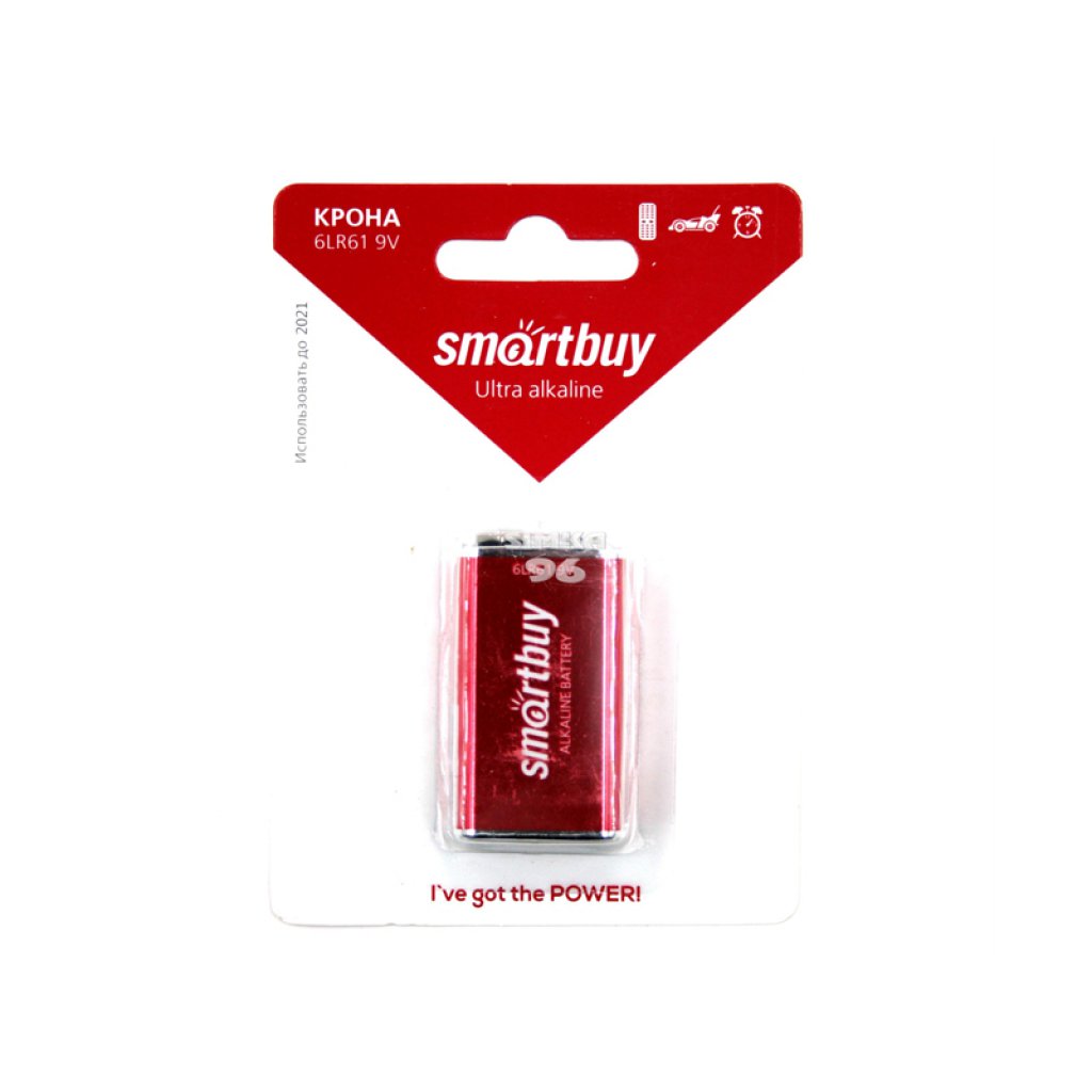 Батарея КРОНА   Smartbuy alk. - SmartBuy