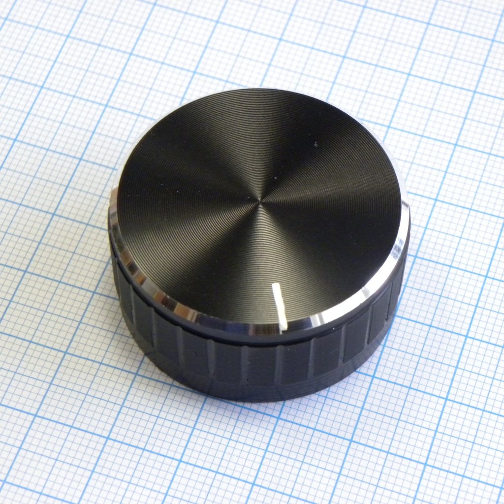 Ручка 40х19HL-180 чёрная, лыска, d=6mm - Неизвестно