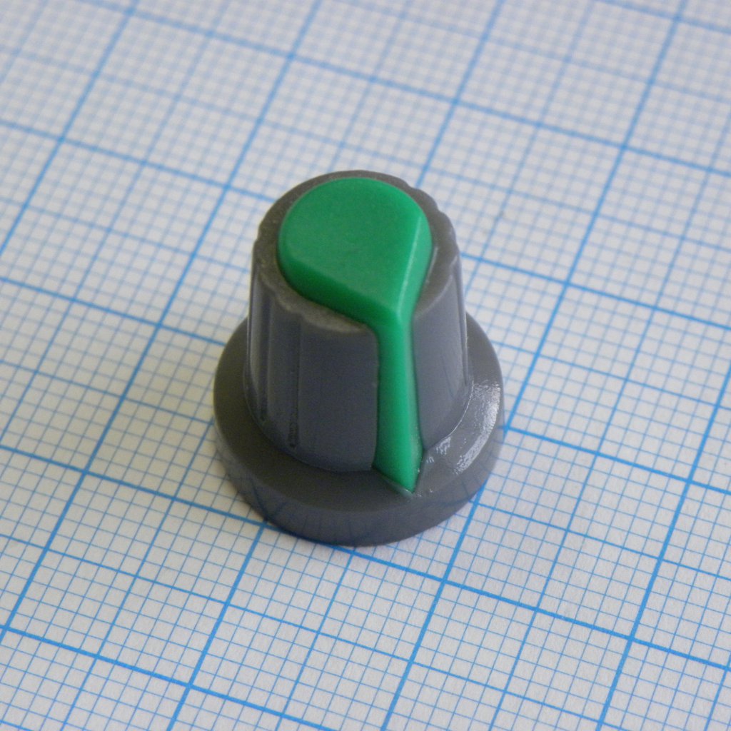 Ручка RR4817 серо-зелён. лыска, d=6mm - RUICHI