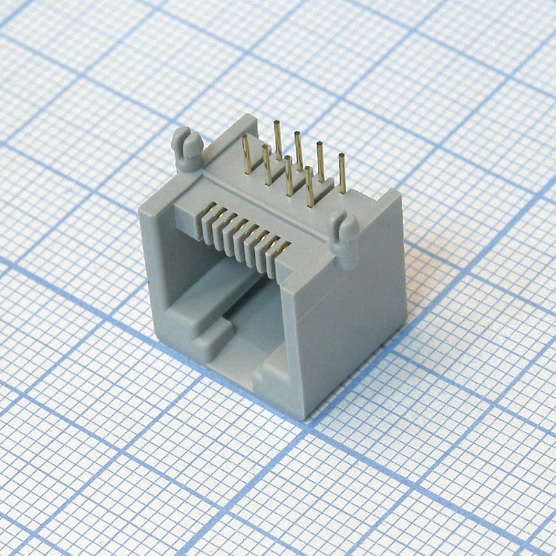 TJ8P8C розетка в плату 55-05 5521 8P - CZT