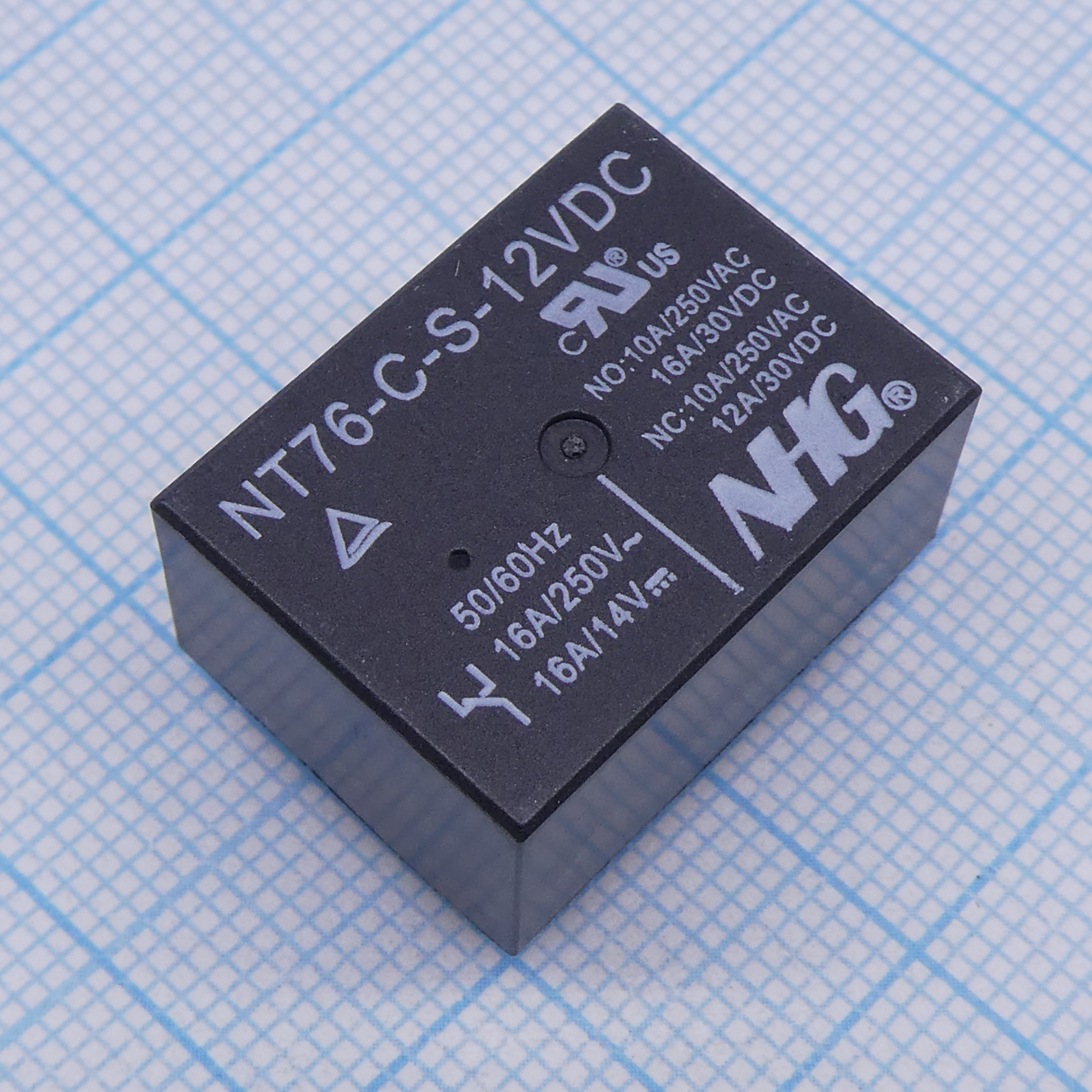 NT76-C-S-DC12V-0.45W (WIDE PIN) - FORWARD