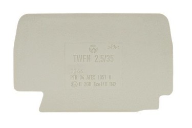 Пластина разд. TWFN 2,5 - Wieland Electric
