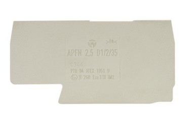 Крышка бок. APFN 2,5 D1/2 green - Wieland Electric