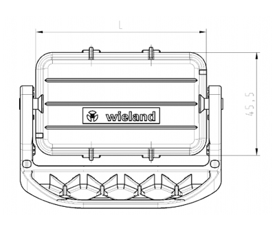 Защитная крышка Z7.428.5653.0 - Wieland Electric