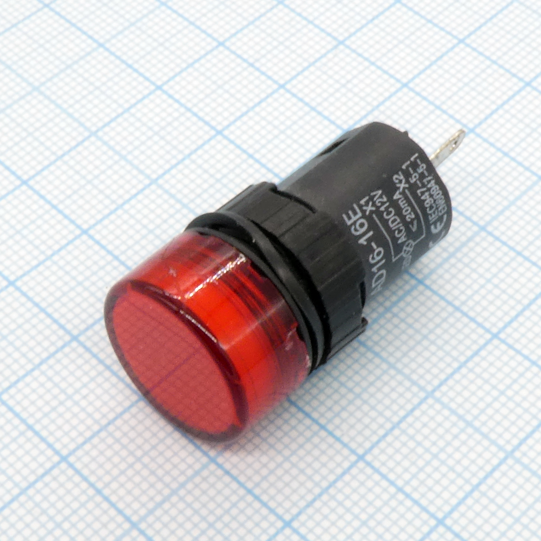 Лампа AD16-16R 12v - .