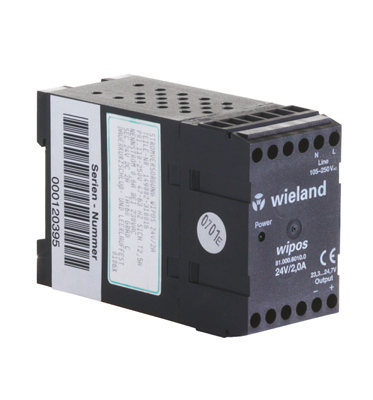 Блок питания WIPOS 24VDC/2,0A 1PH V Снят - Wieland Electric