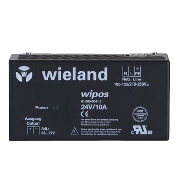 Блок питания WIPOS 24VDC/10A 1PH H - Wieland Electric
