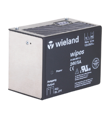Блок питания WIPOS 24VDC/5,0A 1PH H - Wieland Electric