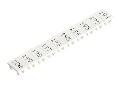 Шильдик 9705A/5/10 B  191-200 - Wieland Electric