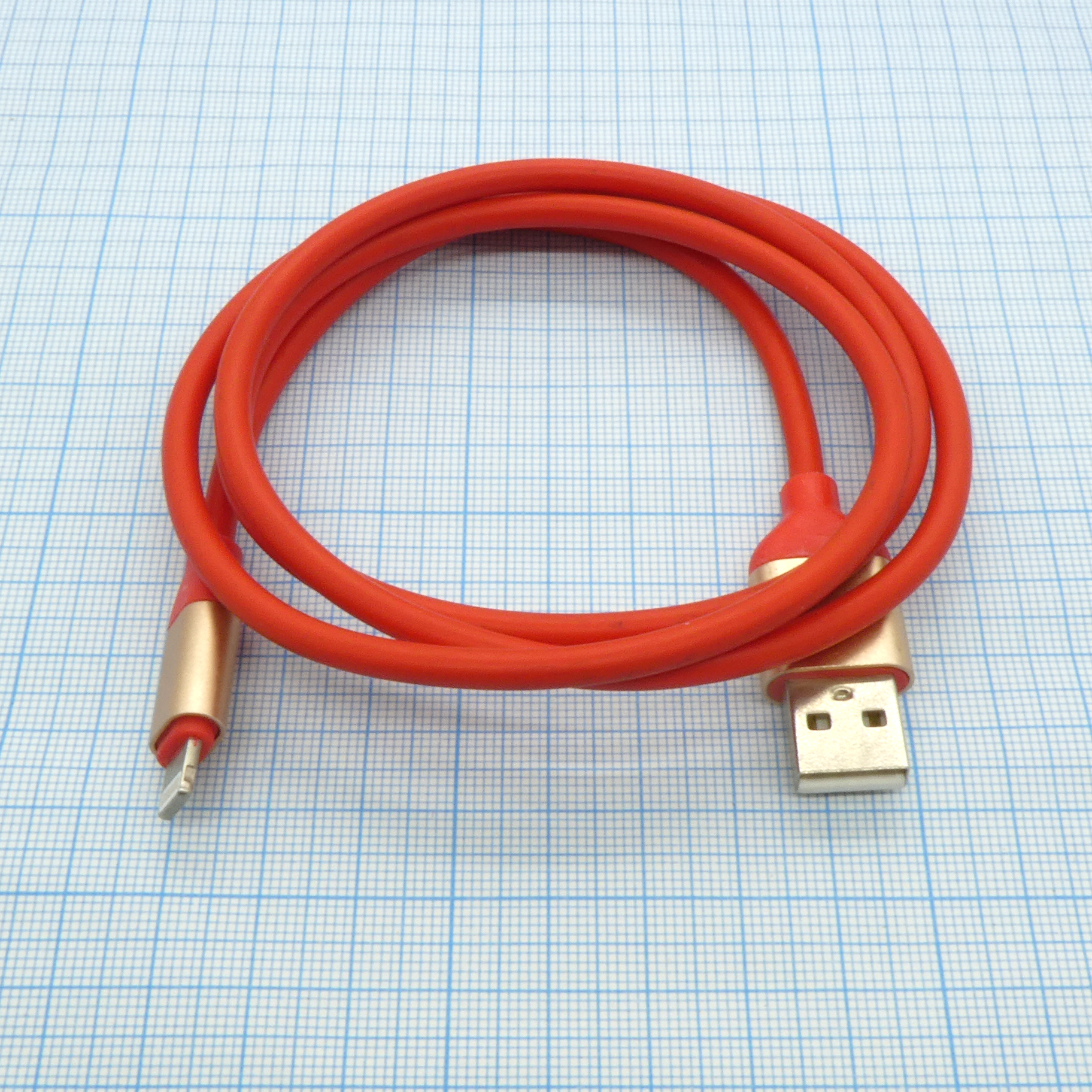 Шнур USB A (шт.) - Lightning (шт) РЕЗИНА - Неизвестно