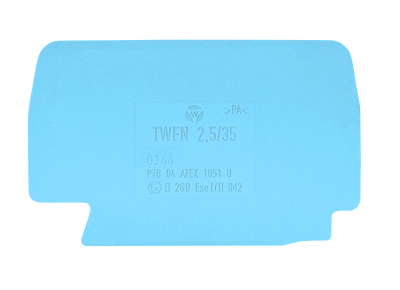 Пластина разд. TWFN 2,5 BLAU - Wieland Electric