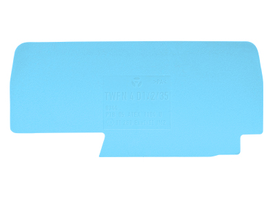 Пластина разд. TWFN 4 D1/2/35 BLAU - Wieland Electric