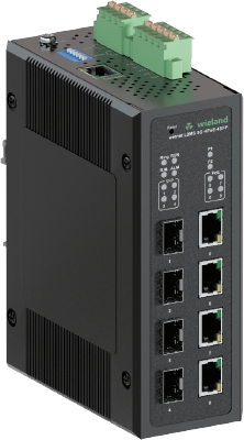 Коммутатор WIENET L2MS 8G-4PoE-4SF - Wieland Electric