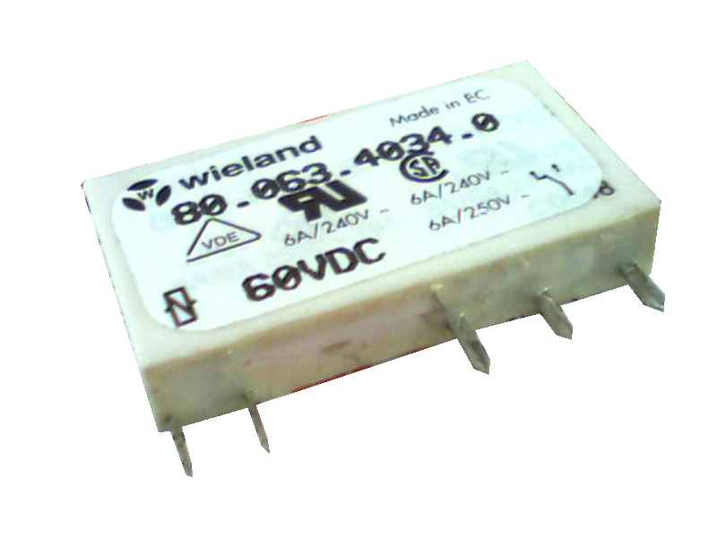 Реле в колодку 60DC6A AU - Wieland Electric