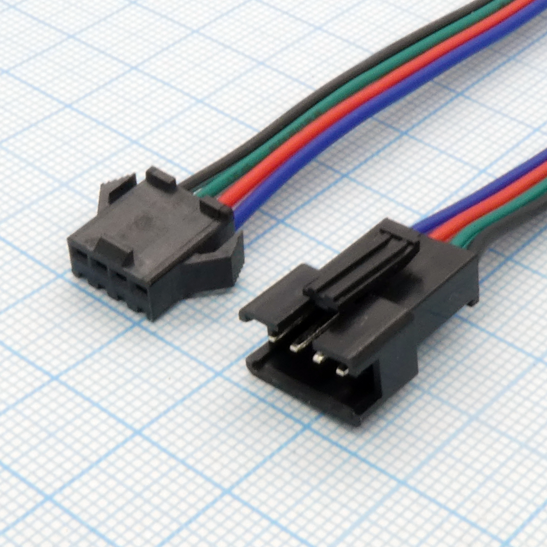 SM connector F/M 4P*150mm 22AWG - .