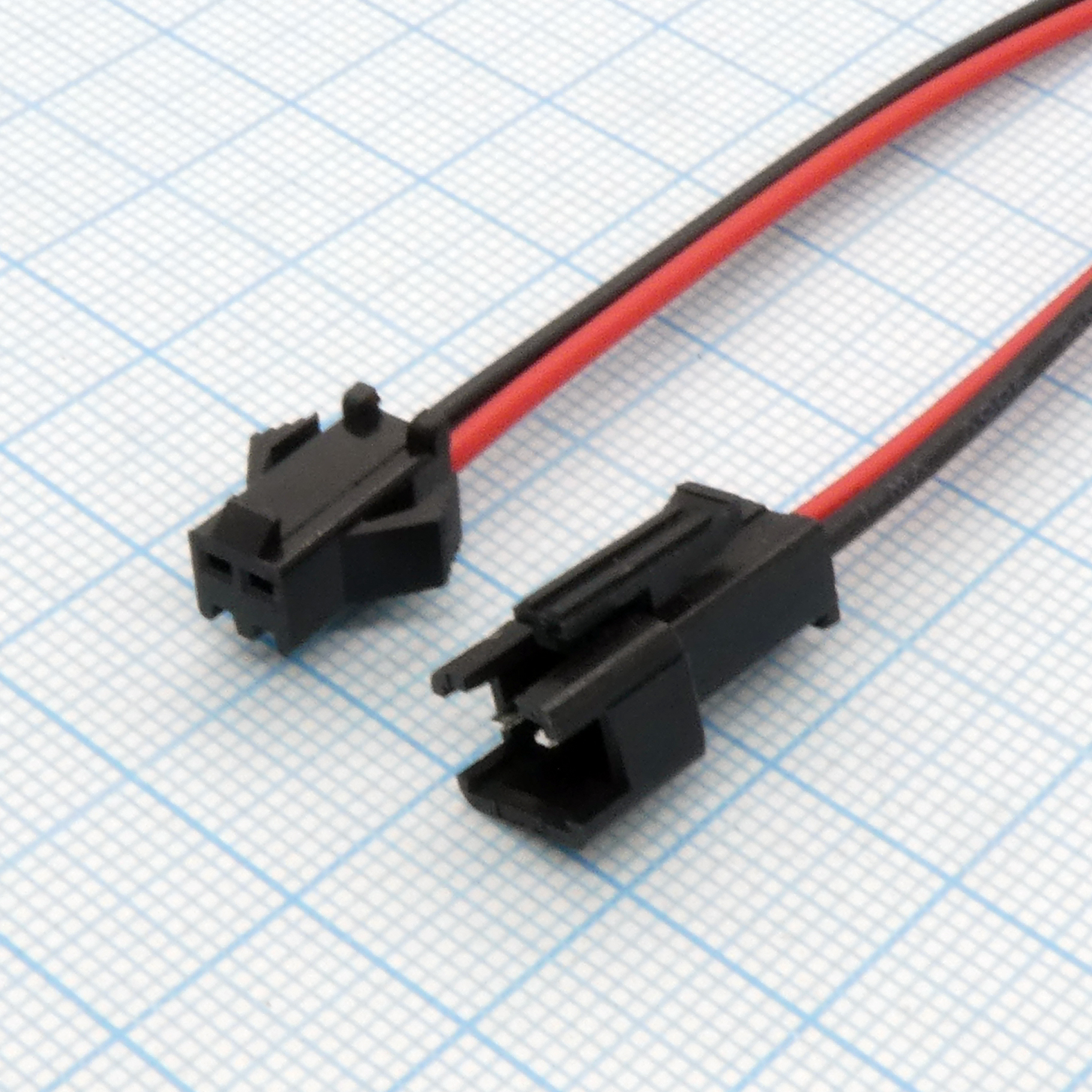 SM connector F/M 2P*150mm 22AWG - .