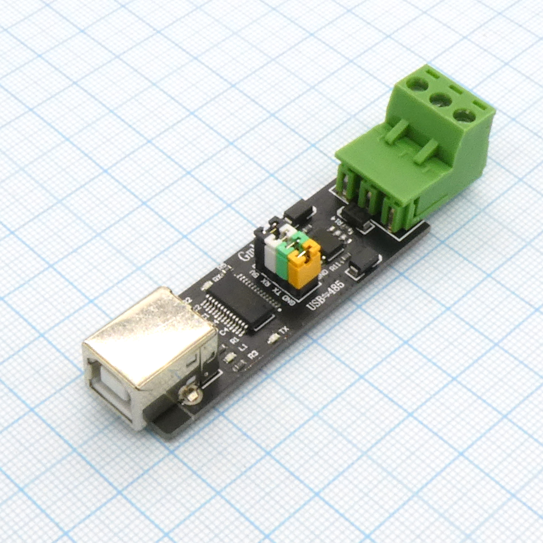 Преобразователь USB-TTL/RS485 с защитой - .