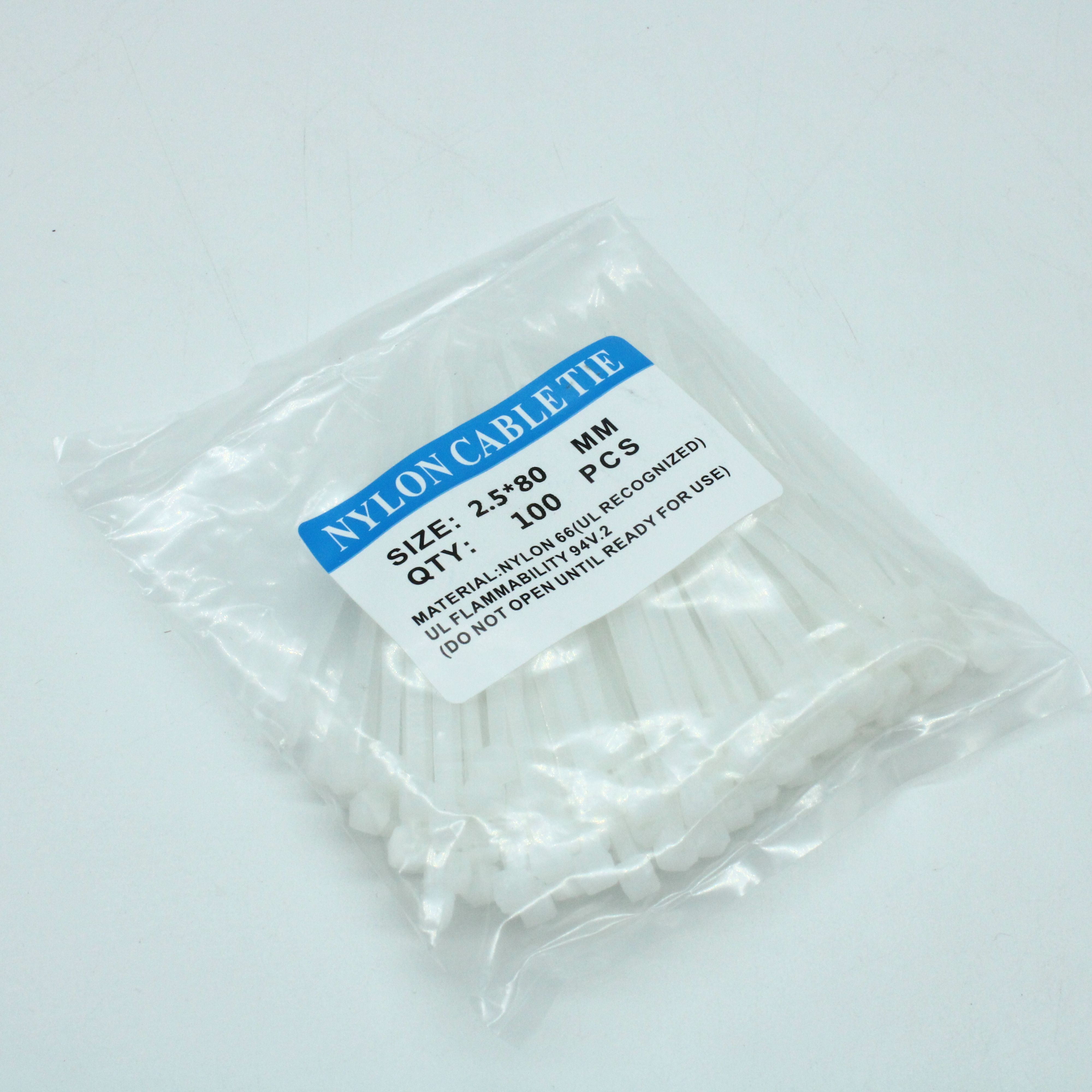 Стяжка 2.5*80 2.4"(100 шт) - YCD