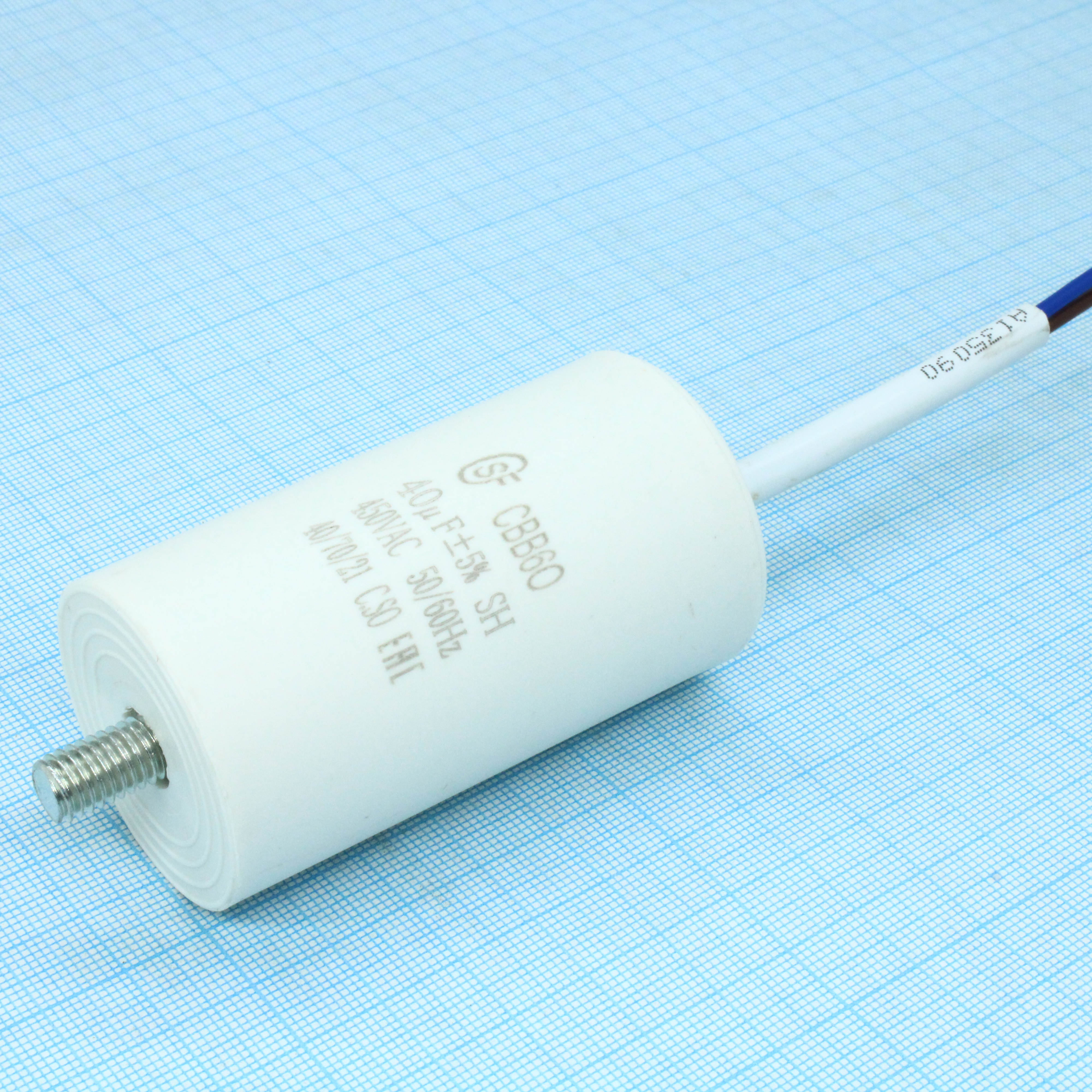 CBB60  40UF  450V WIRE+SCREW - SAIFU