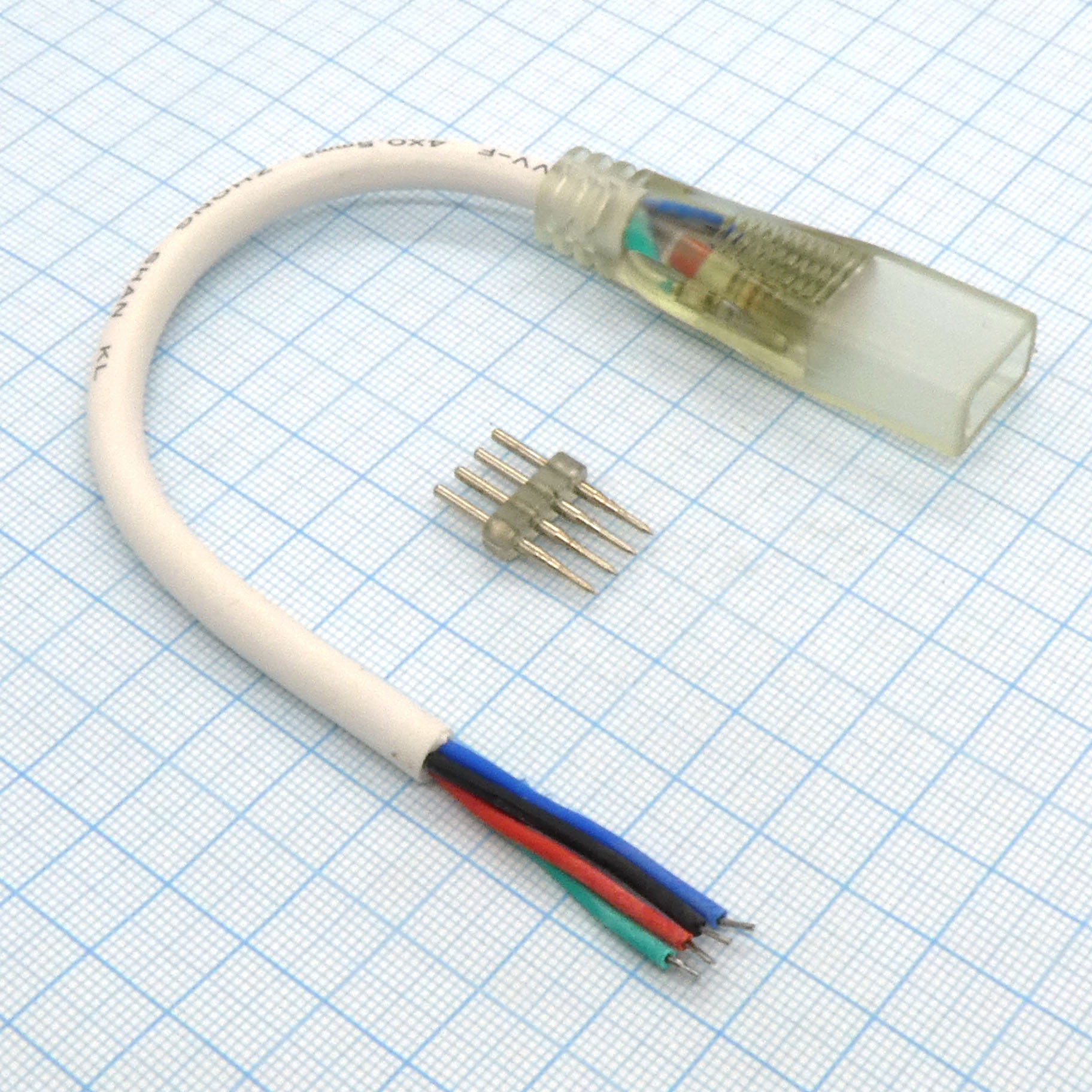 Кабель соед. для RGB Led-ленты 5050 220V - Ecola