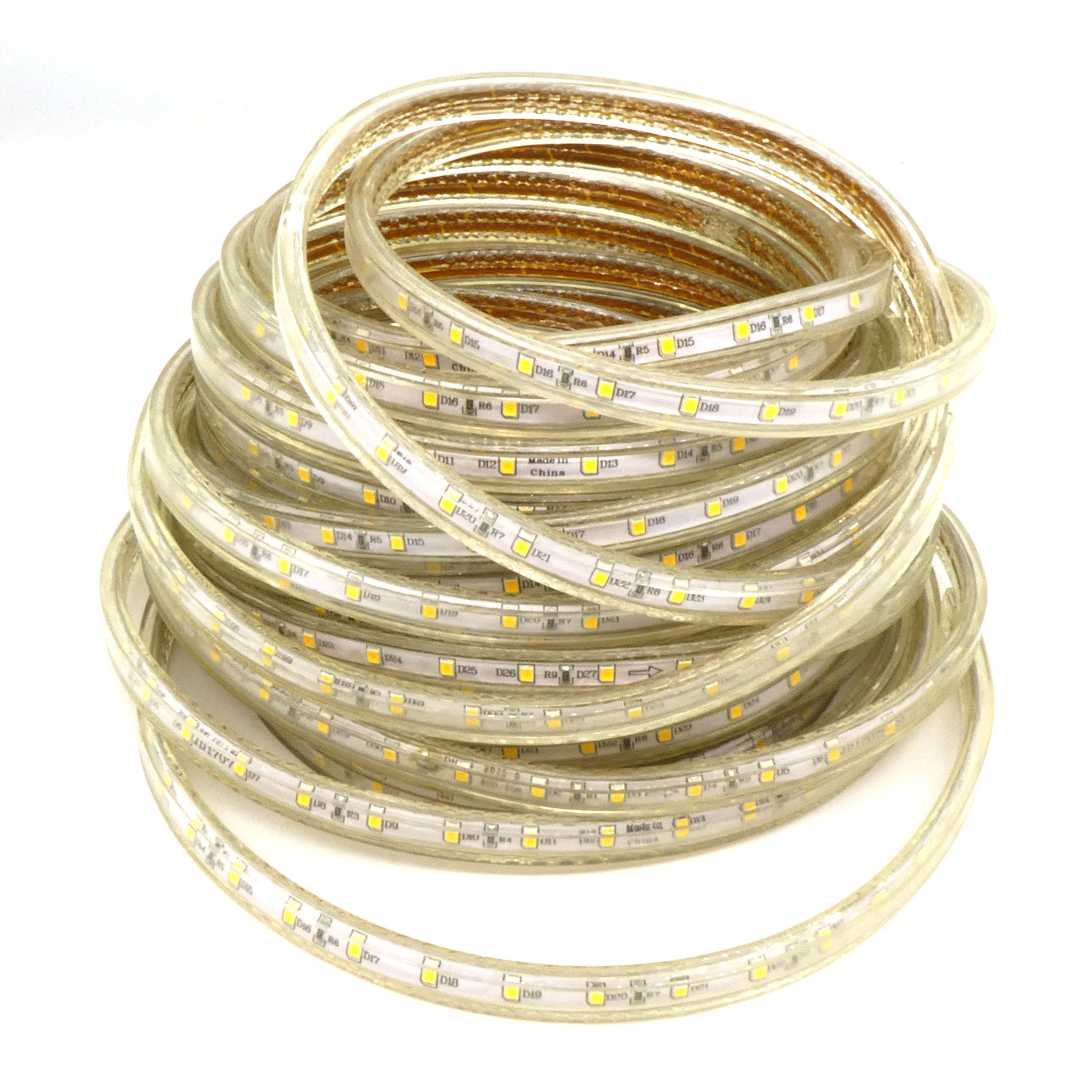 LED-лента 3528 WW/ 60 чипов/1м/220V/IP68 - Ecola
