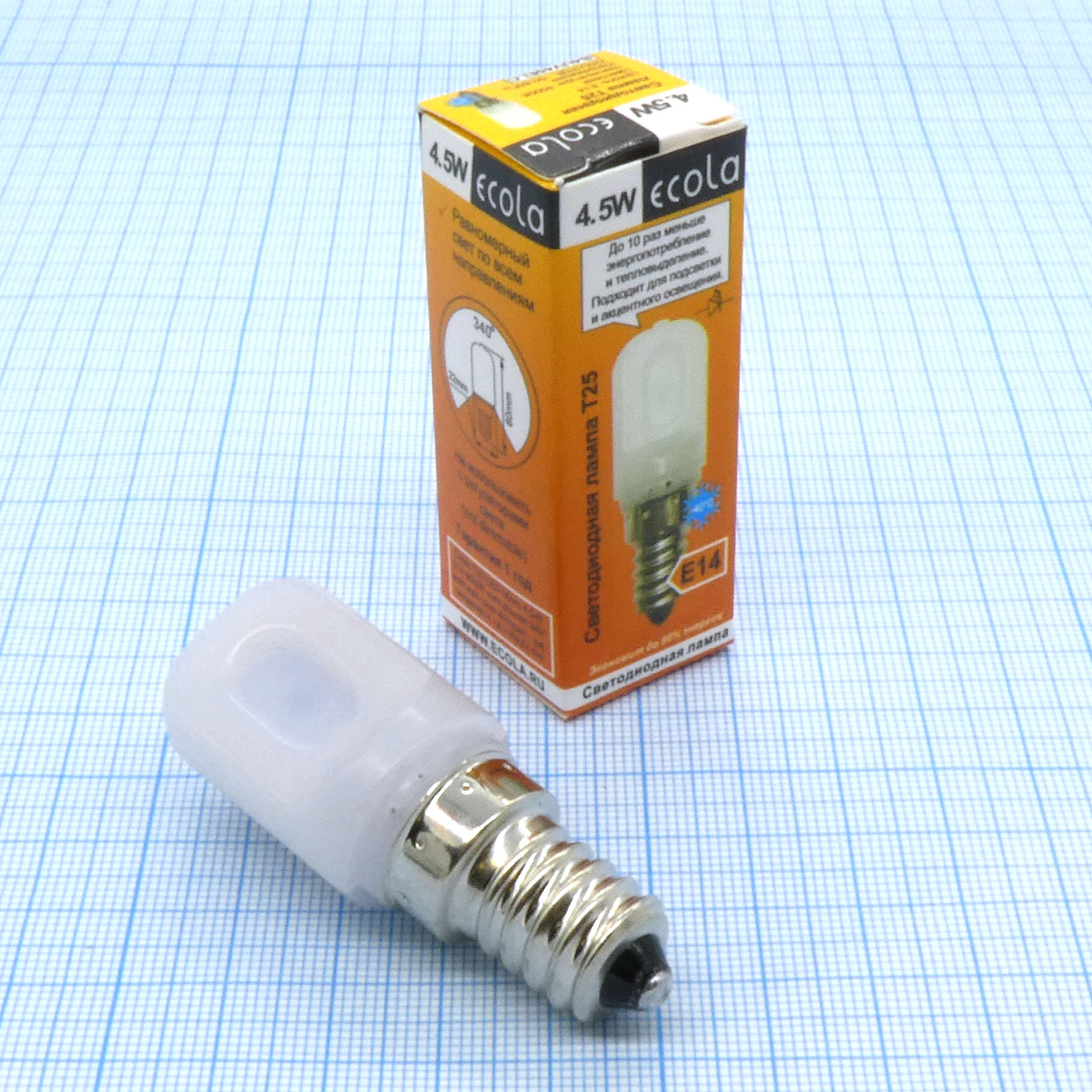 Лампа LED Ecola  4.5W хол (260) д/холод. - Ecola