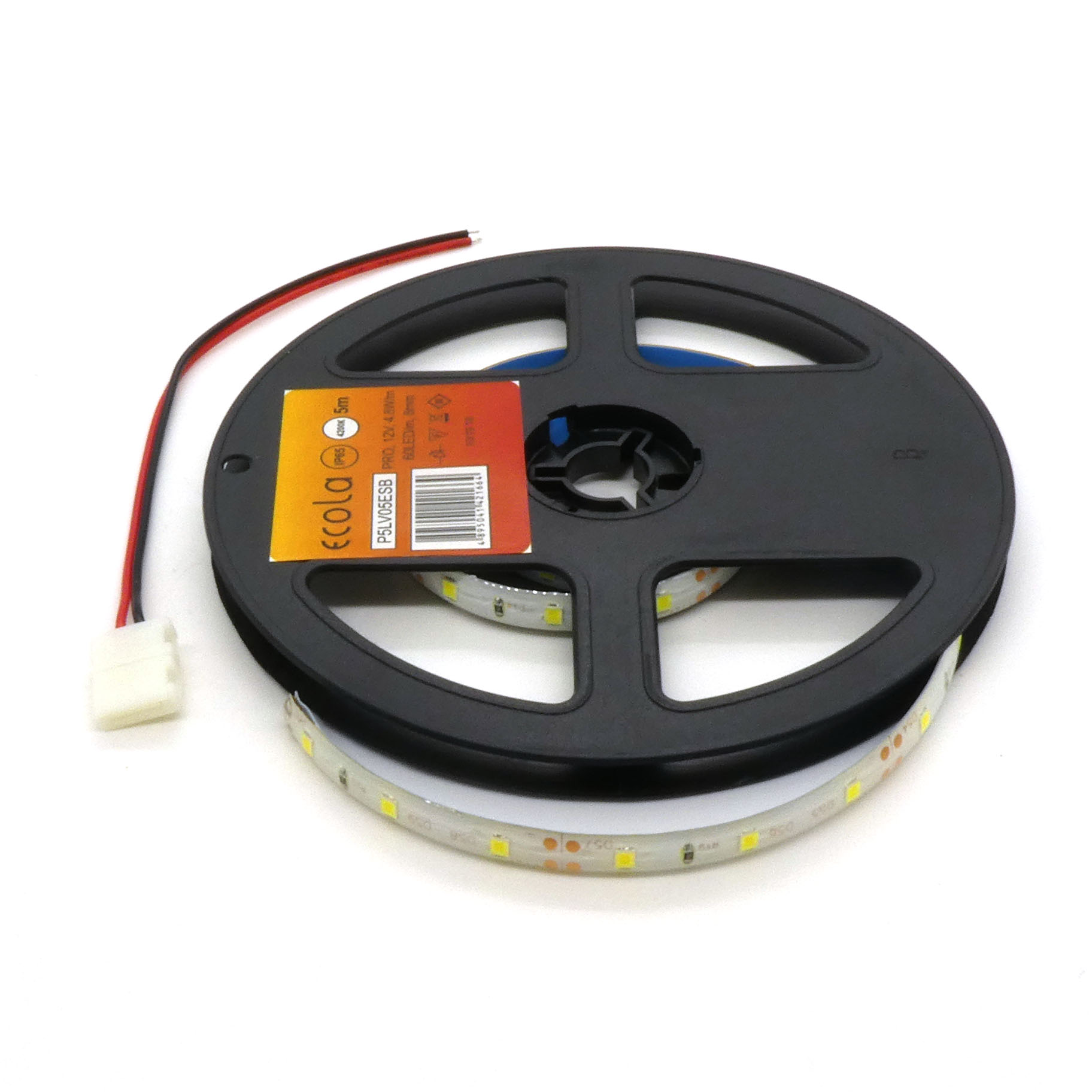 LED-лента 3528 W/ 60 чипов/1м/12V/IP65 - Ecola
